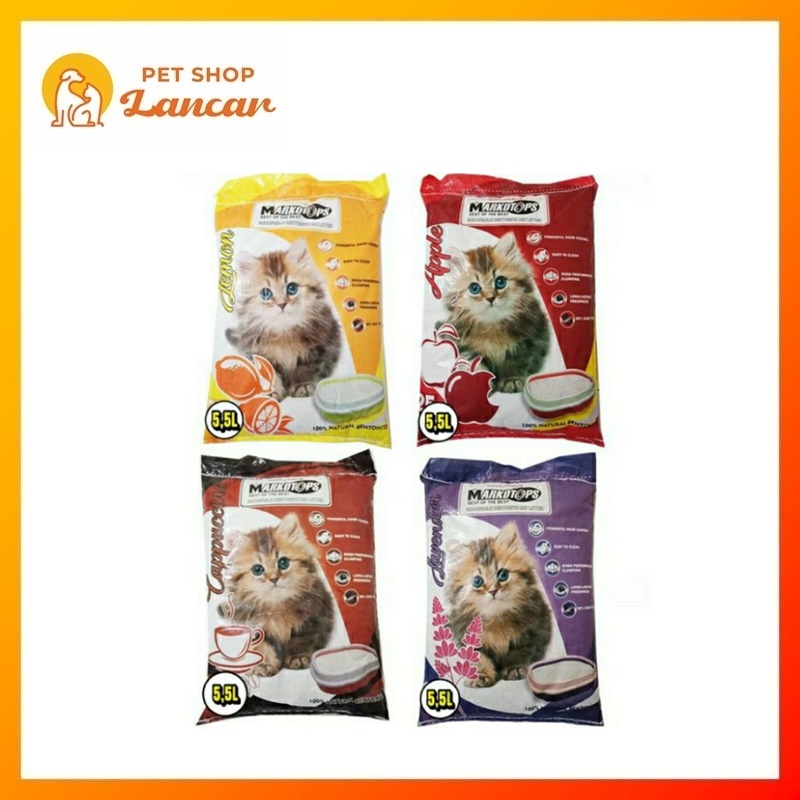 Pasir Kucing Markotops 5.5 lt Pasir Markotop 5.5 Liter