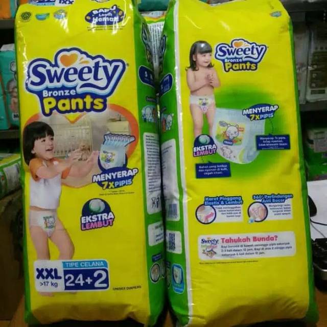 Pampers SWEETY  BRONZE  Harga Ecer /pcs