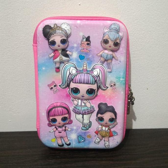 

Tempat Pensil Anak Karakter LOL Unicorn Pony Kotak Pensil Pencil Case - LOL