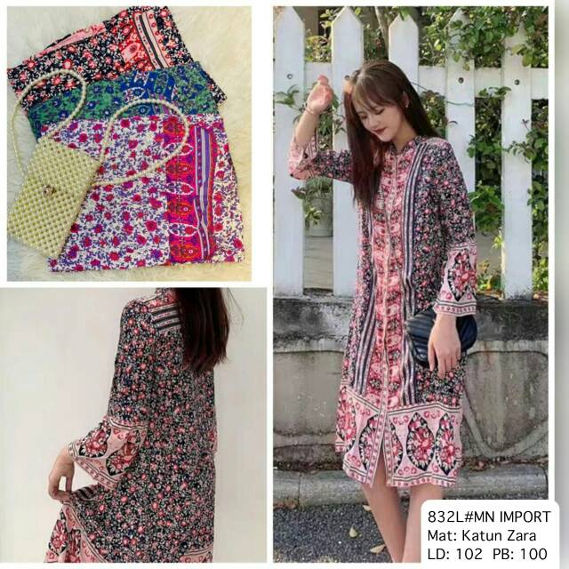 Tunik katun zara import