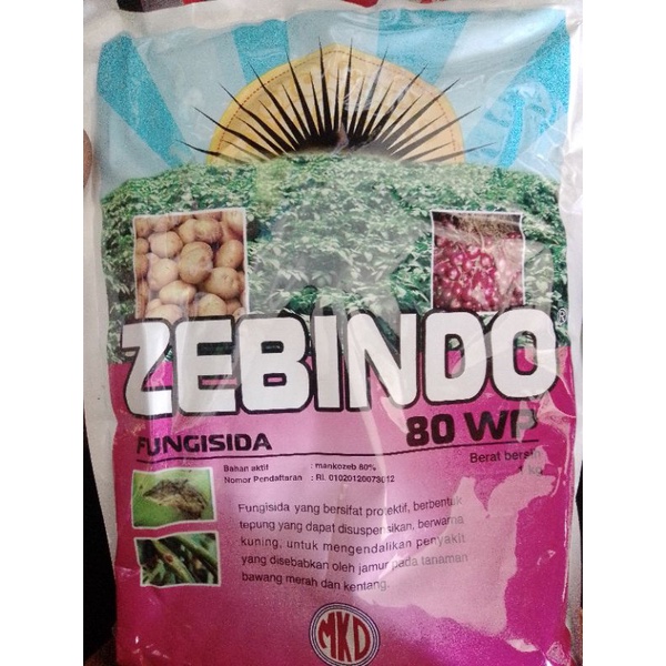 (COD)FUNGISIDA ZEBINDO 1KG BAHAN AKTIF MANCOZEB 80%