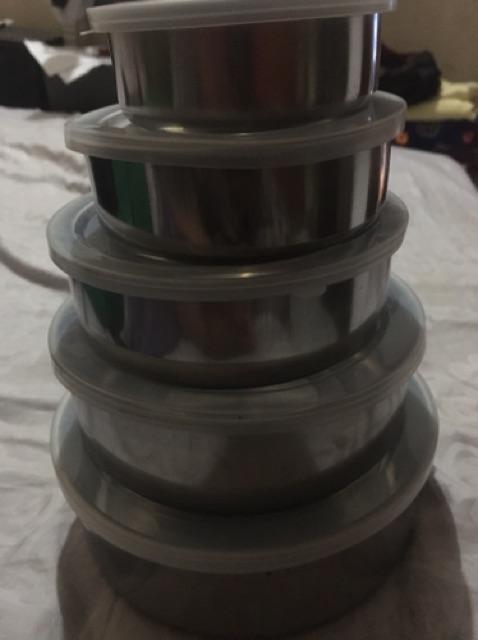 Rantang Stainless 5 Susun Fresh Box Stainless Steel / Rantang Nasi / Rantang Sayur