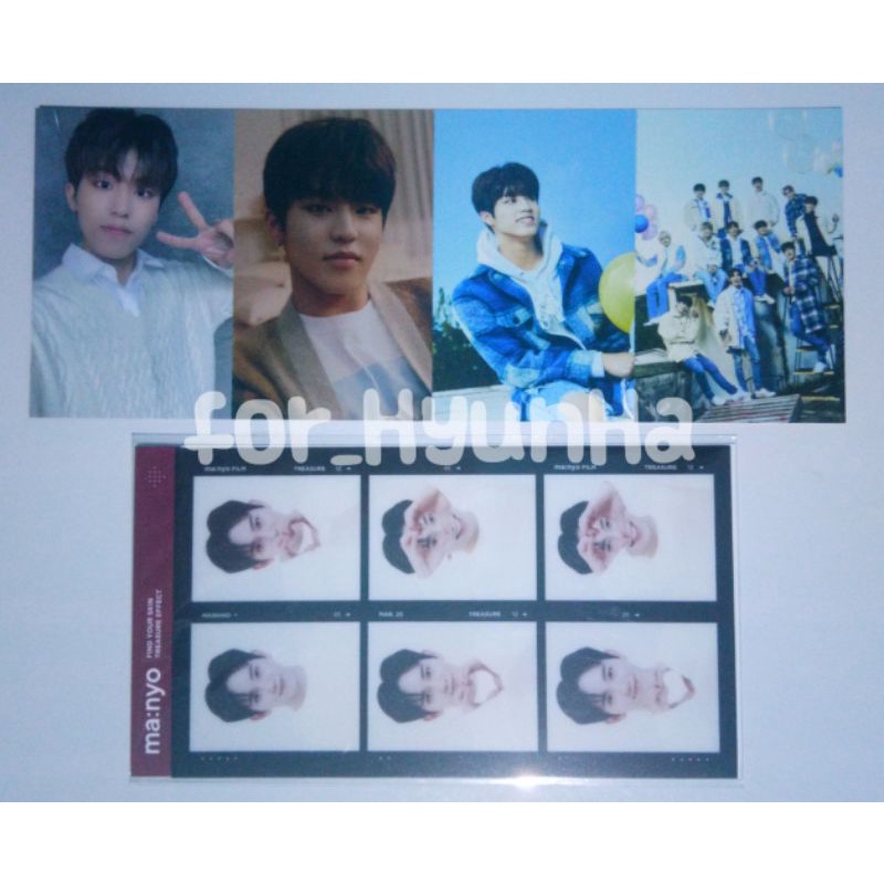 Treasure Photostrip Manyo Event 2 Mashiho benefit YGS yg select full album FA My Treasure Jeongwoo