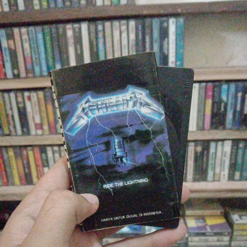 Kaset Pita Metallica - ride the lightning