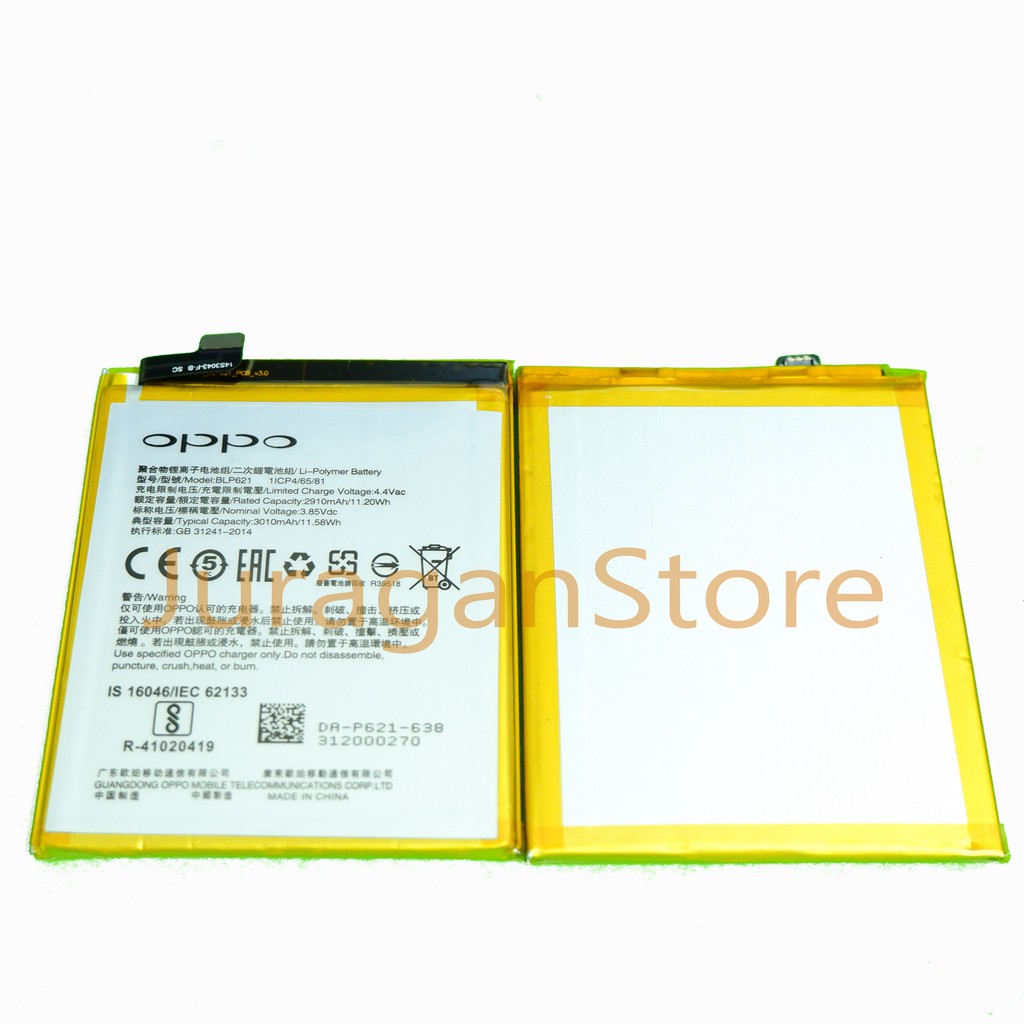 BATERAI BATRE BATTERY OPPO R9S BLP621 BLP-621 ORIGINAL