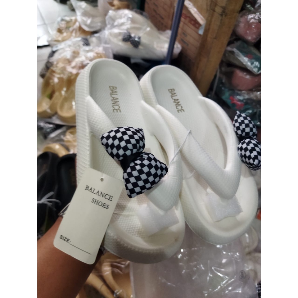 Sandal jepit pita premium import balance terbaru 7678 (36-41) sandal jepit wanita eva rubber terlaris