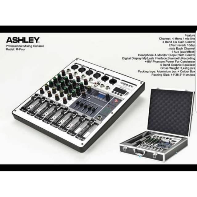 MIXER AUDIO ASHLEY M-FOUR 4 CHANEL