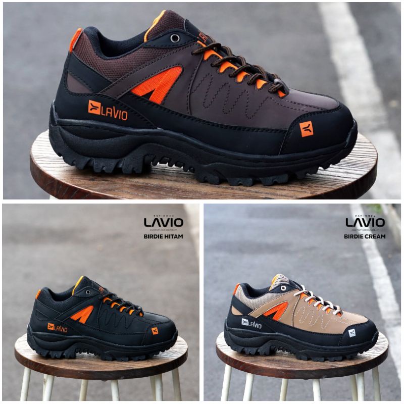 Sepatu Gunung Pria Original Tanpa Besi Lavio Birdie Waterproof Outdoor Hiking