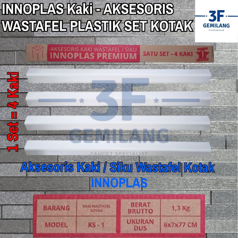 Wastafel Plastik SET INNOPLAS Model KOTAK - Wastafel Portable Plastik - Washtafel Cuci Piring