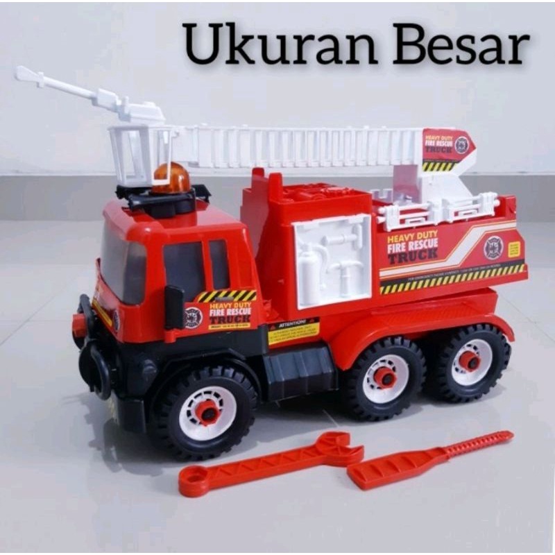 Mainan Truk Pemadam Kebakaran Jumbo - Mobil Truck Damkar Besar