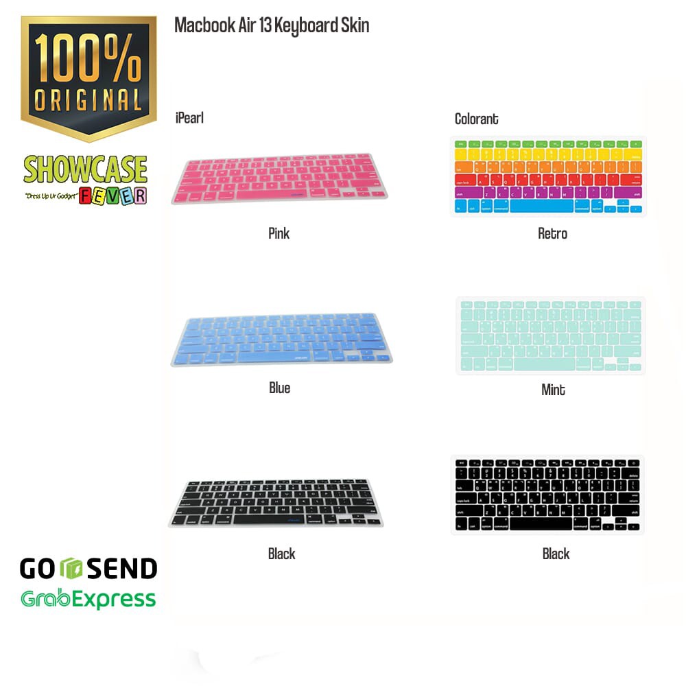 Keyboard Protector Skin TPU MacBook Air 13 / MacBook Pro 13/15 Thn 2010-2017 Retina Slim