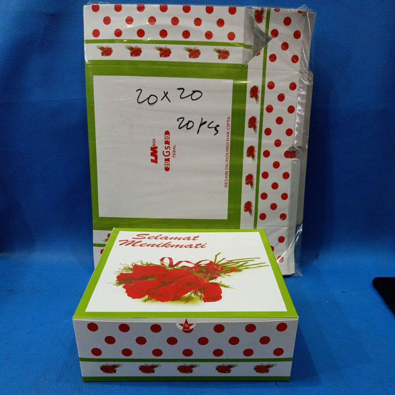 

Kotak nasi 20x20/isi.20.pcs