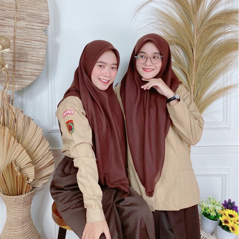 SQUARE PARIS PREMIUM // VOAL PARIS PREMIUM HIJAB SEGIEMPAT POLOS