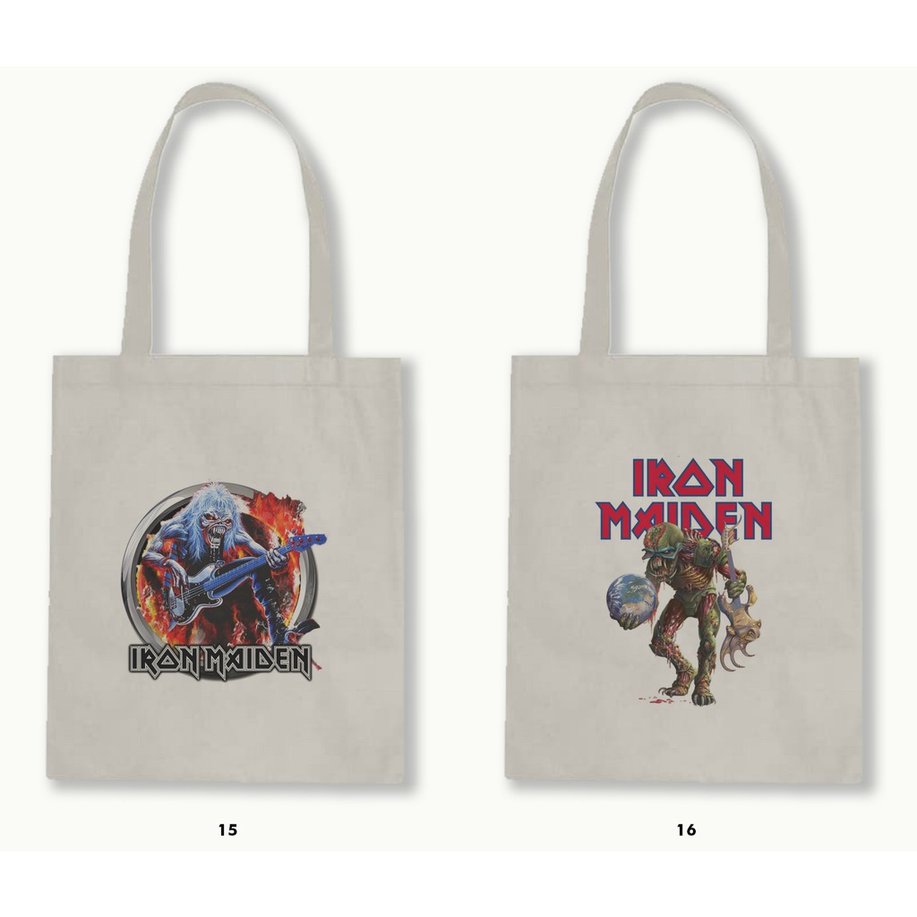 TOTE BAG BLACU - IRON MAIDEN .01