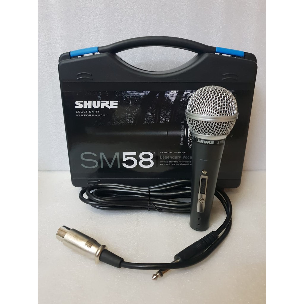 terlaris produk  Mic Shure Beta 58 / Beta58 + Kabel 3 meter free koperbarang ready