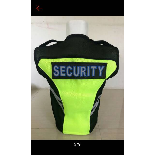 MT rompi security + nama