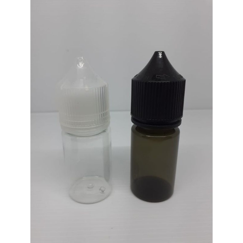 Botol Chubby Black dan Clear 30ml Botol Chubby Botol Vape