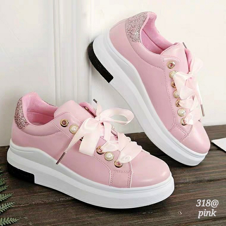 Ladies Fashion Sneakers Korea Shoes FLS-318 GROSIR SEPATU IMPORT GROSIR SEPATU IMPORT