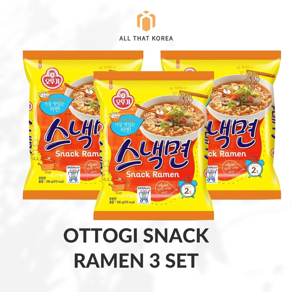 

Ottogi Snack Ramen Set 3 pcs