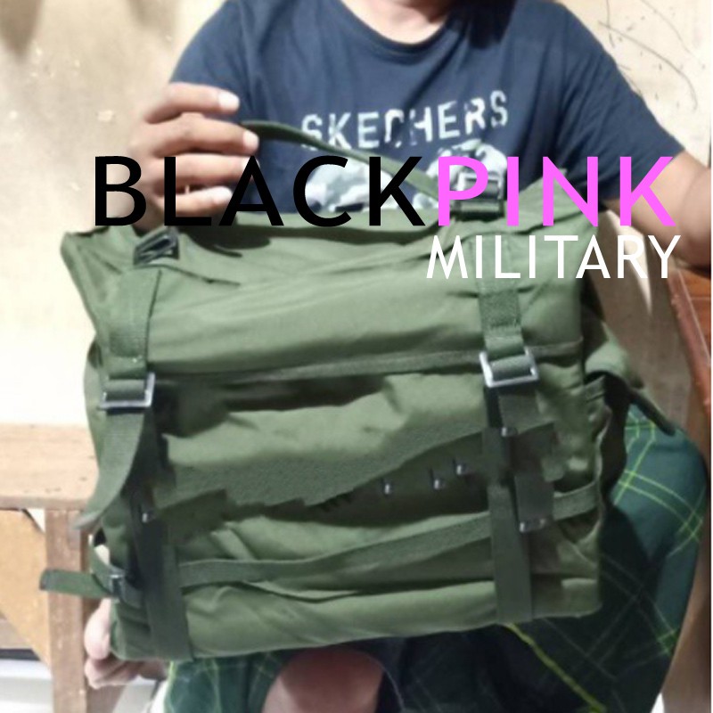 BlackPinkMilitary Tictac tas barang-tas perkakas-tas pekakas-hantas standar tni-tas peralatan-tas