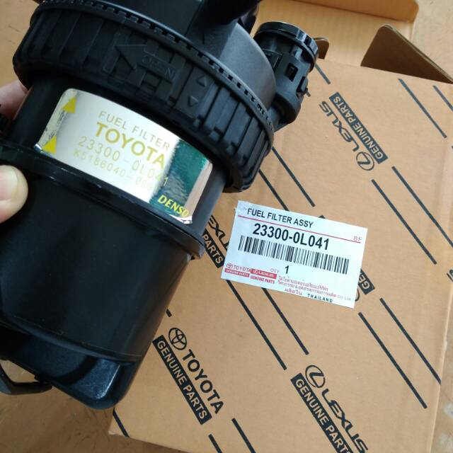 Fuel filter assy innova fortuner hilux complete saringan solar pump