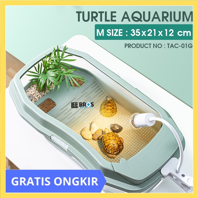 XX25M Aquarium Kura Kura / Turtle Aquarium / Tank / Kandang Kura Kura TAC-01G