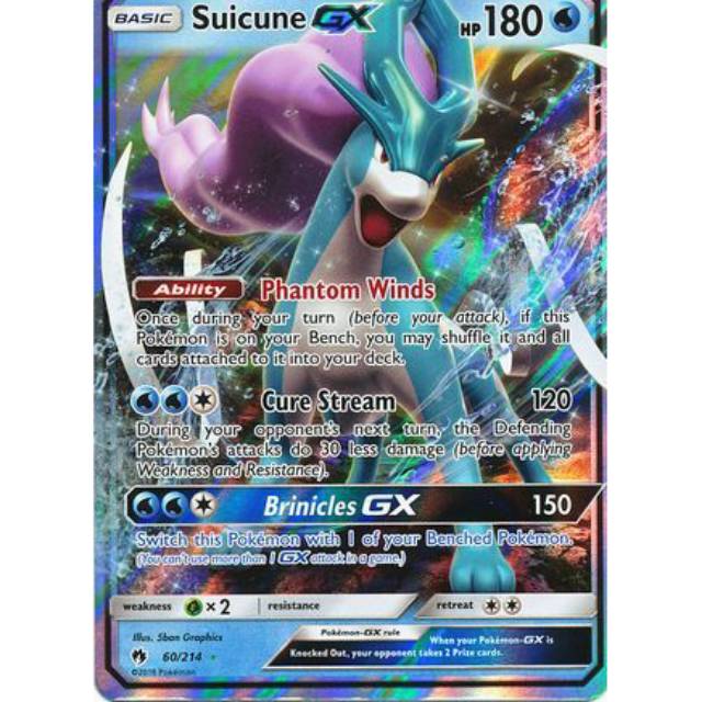 Kartu Pokemon Suicune Gx