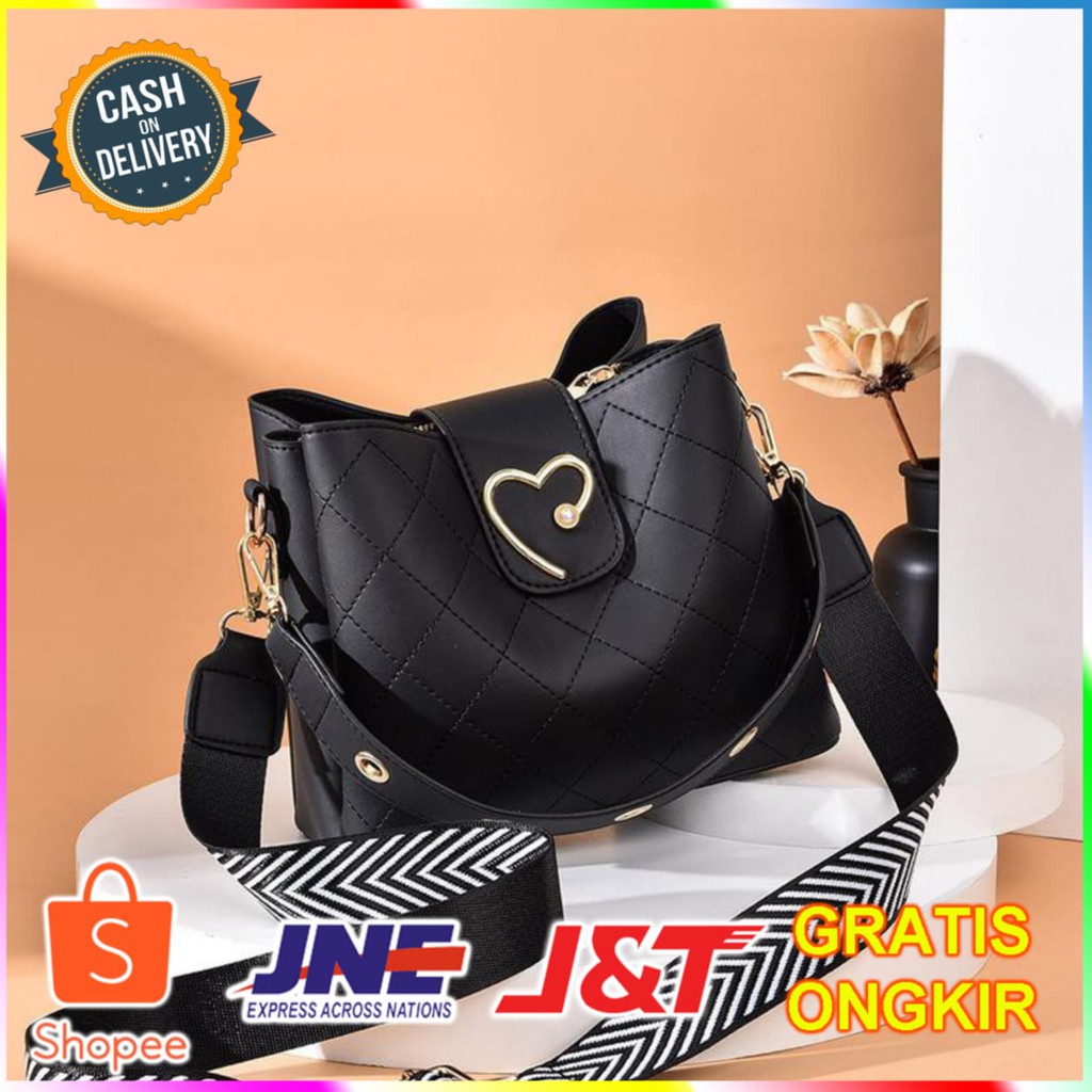 1KG MUAT 2 PCS Tas Wanita Import kekinian E5457 C7443 Tas Wanita Import Murah Tas Cewek Tas JUNASOO