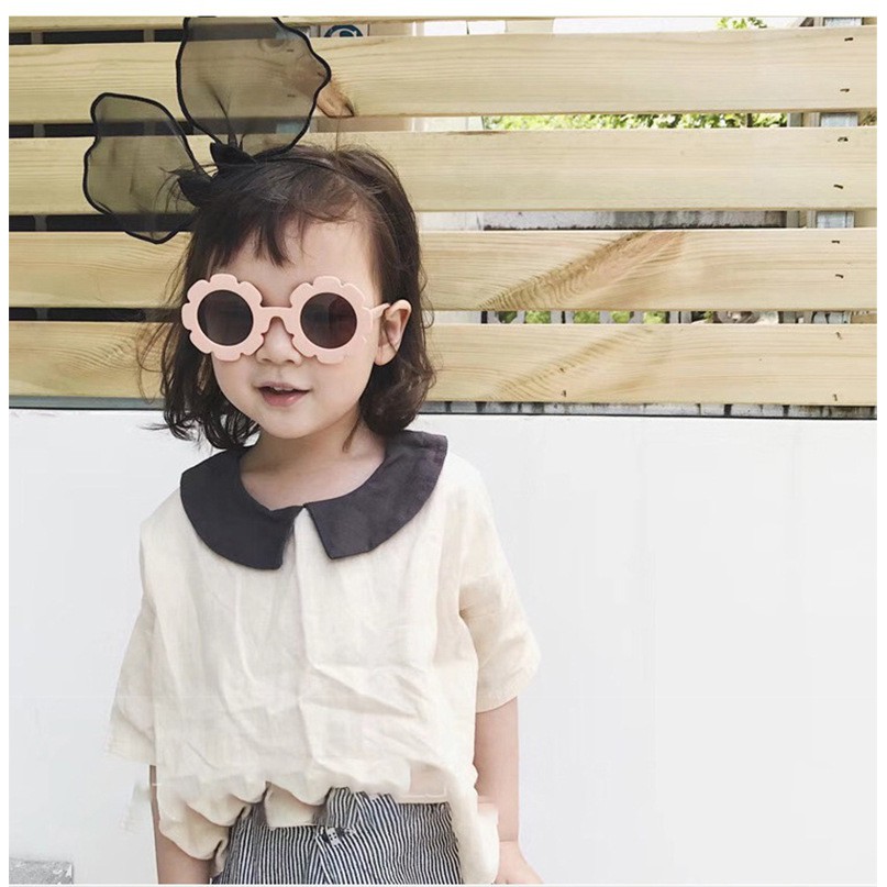 [LOGU] Kacamata anak, Sunglass anak model gerigi mawar, Kacamata anti silau keren anak-6