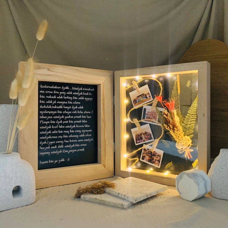 KADO SPESIAL FRAME 3D 25X20 BUKA TUTUP HADIAH KADO UNIK UNTUK BESTIE | KADO COWOK | HADIAH CEWEK | K