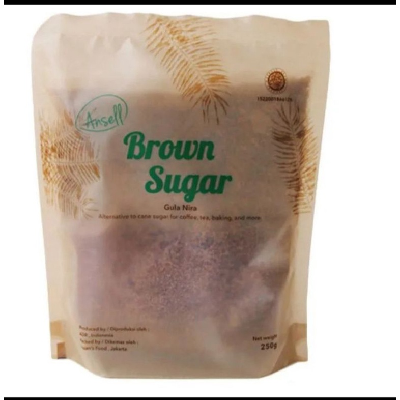 

Ansel Brown Sugar 250gr Bubuk