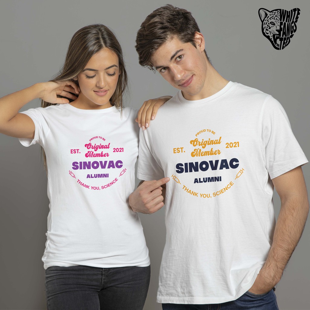 KAOS VAKSIN SINOVAC / TSHIRT VAKSIN / SIAP VAKSIN / KAOS COVID / TSHIRT COVID