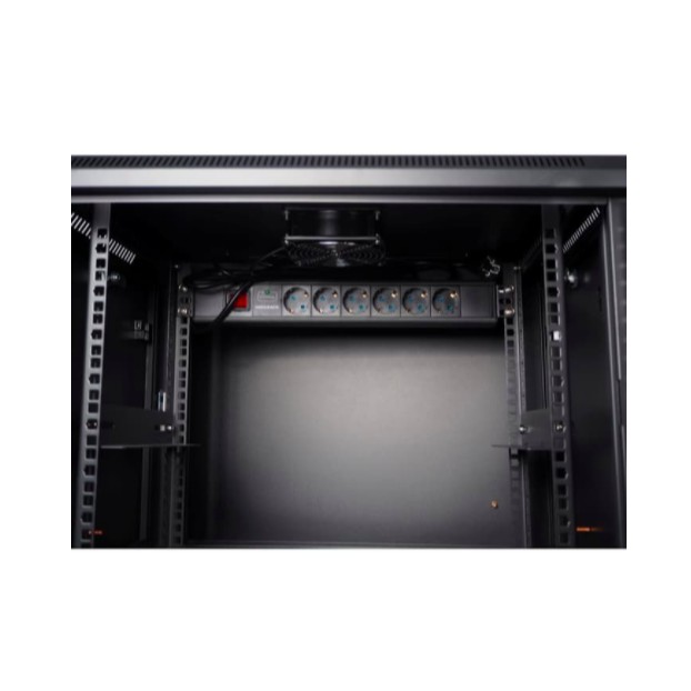 WIR5508D - 8U Wallmount Rack Depth 550mm Double Door 19&quot; - INDORACK