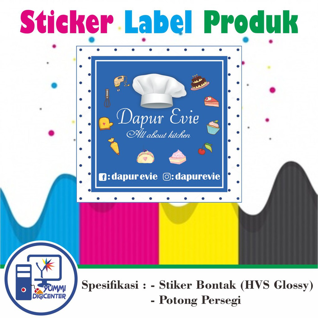 

100pcs Stiker Label Produk Stiker Olshop Online Shop