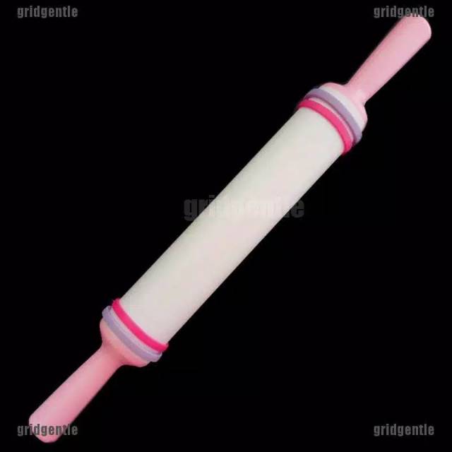 Rolling pin fondant plastik besar silmat alas adonan spuit mawar 1m cutter plunger dekorasi piping