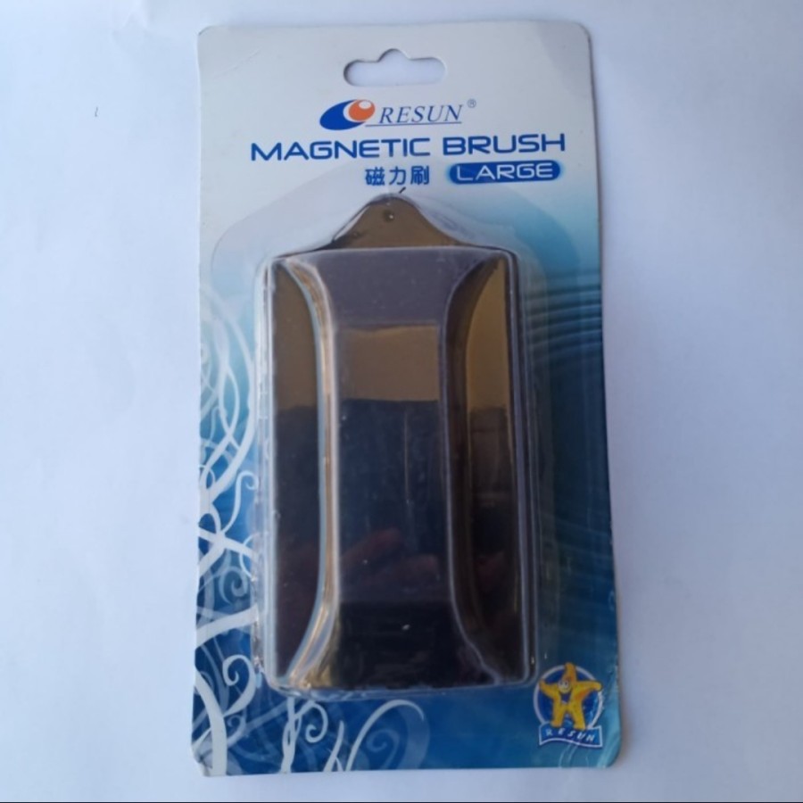 Resun magnetic brush Large magnet resun pembersih kaca aquarium size L