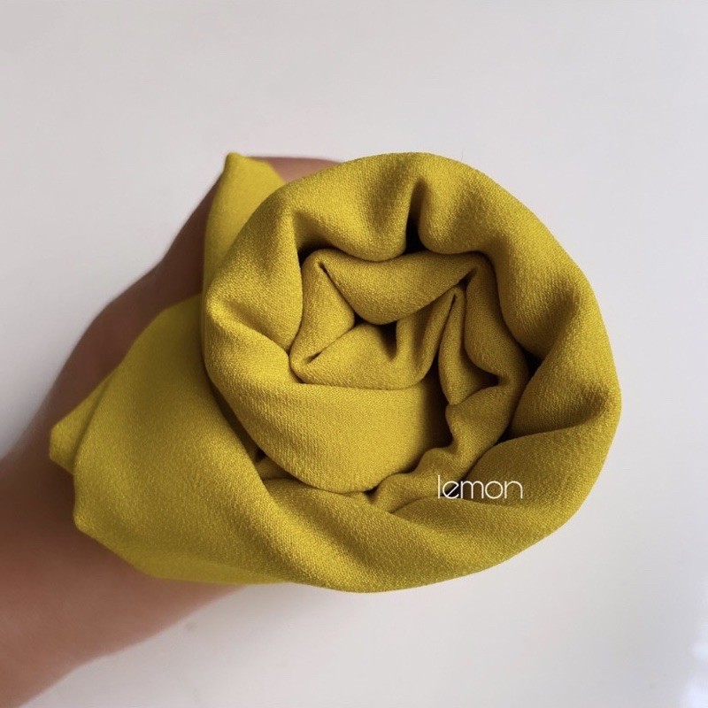 pashmina instan giona giani JAHIT TEPI RAPI / pasmina instan / hijab instan-Lemon