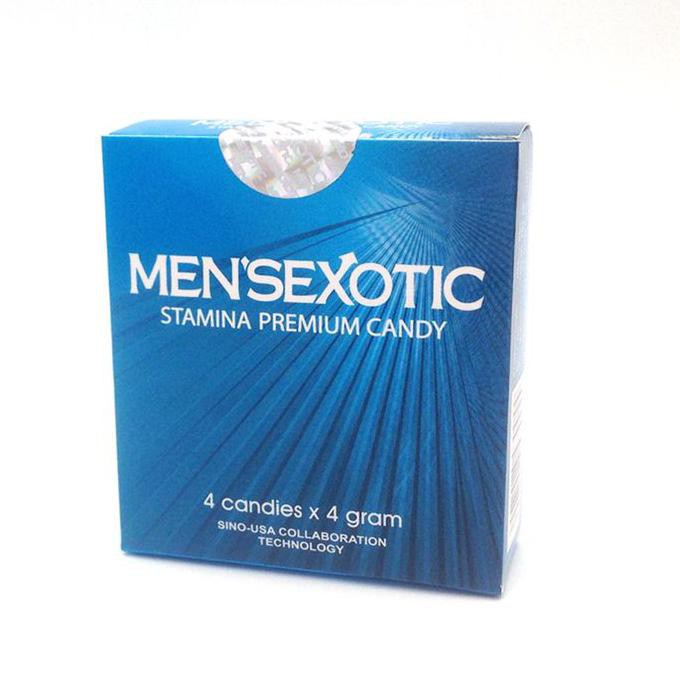 Mensexotic Permen Stamina Pria Original Isi 4Pcs