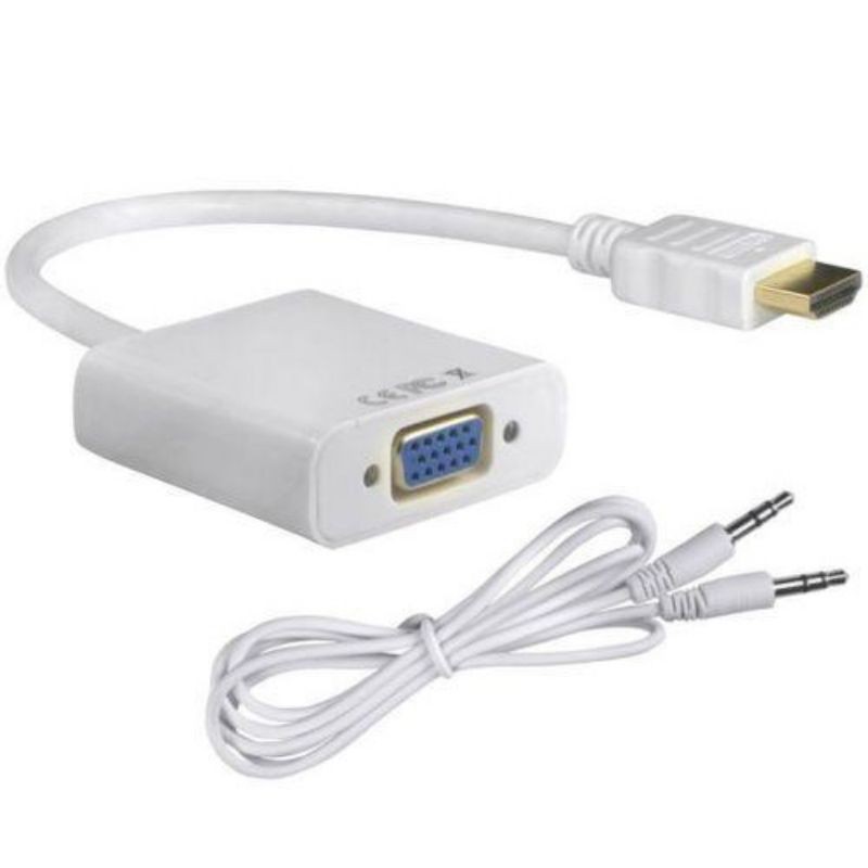 Kabel Converter HDMI TO VGA /Konektor Hdmi ke Vga harga termurah grosir