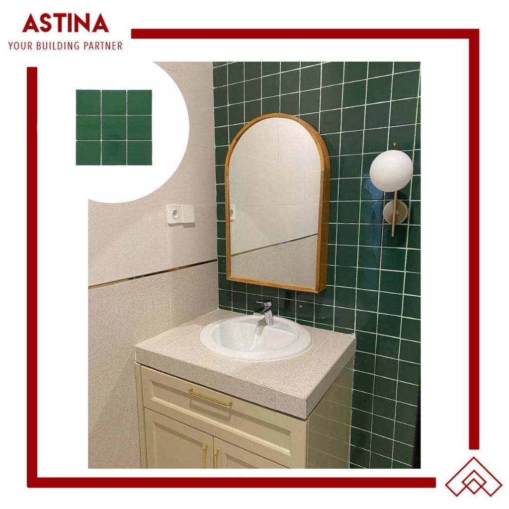 Mosaic Tiles Dekorasi Keramik Square Y-MH 30x30 (97x97 mm)