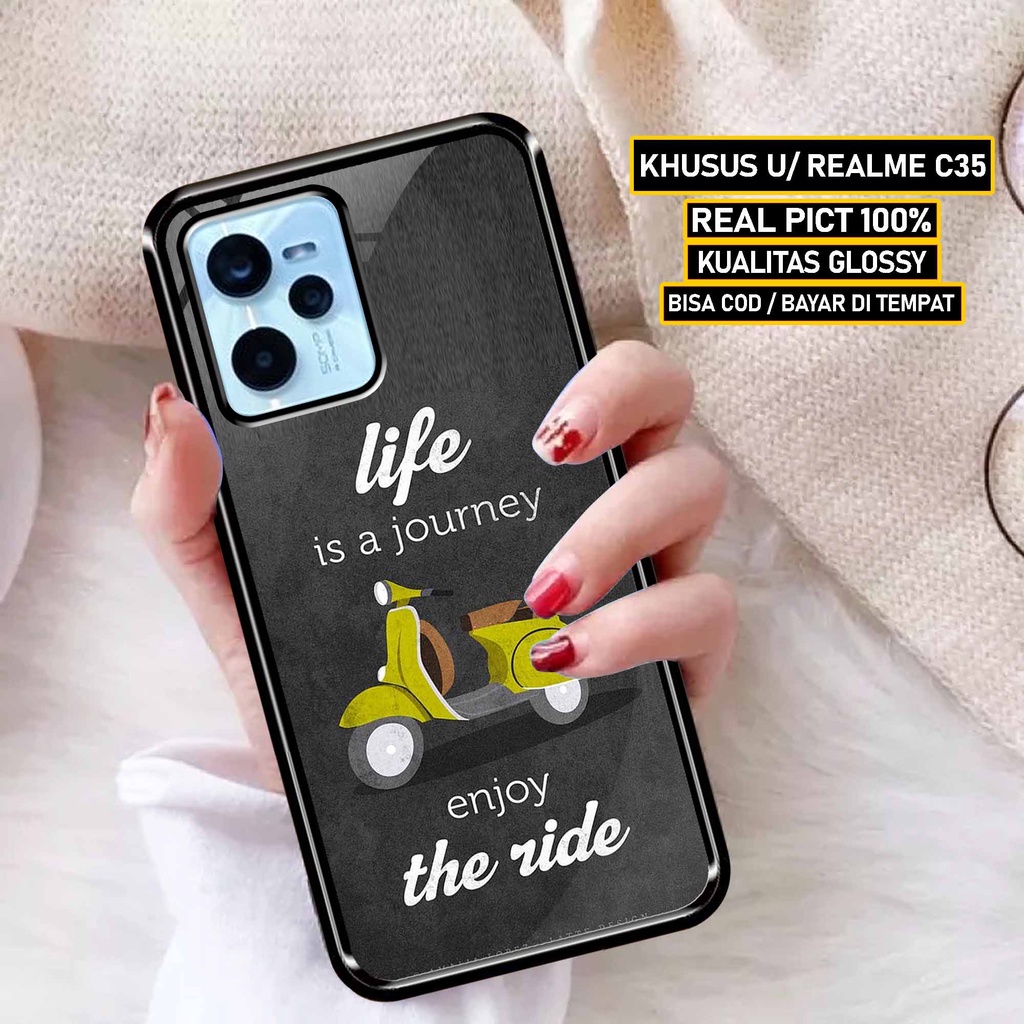 Sukses Case REALME C35 - Hardcase 2D Glossy Realme C35 - Silikon Hp Realme C35  - Silicon Hp Realme 