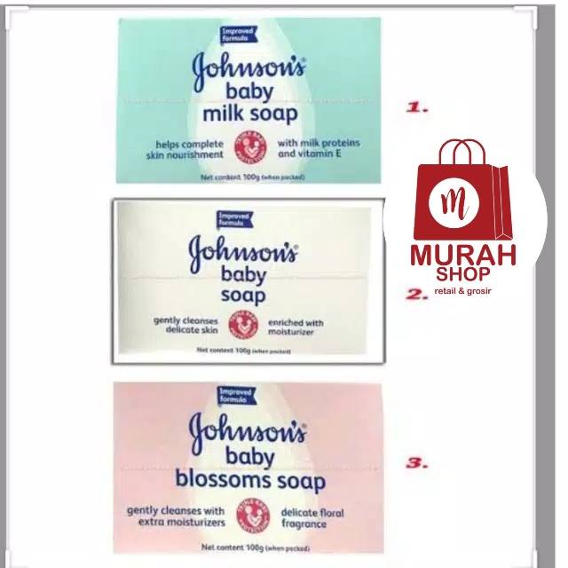 JOHNSONS BAR SOAP 75GR