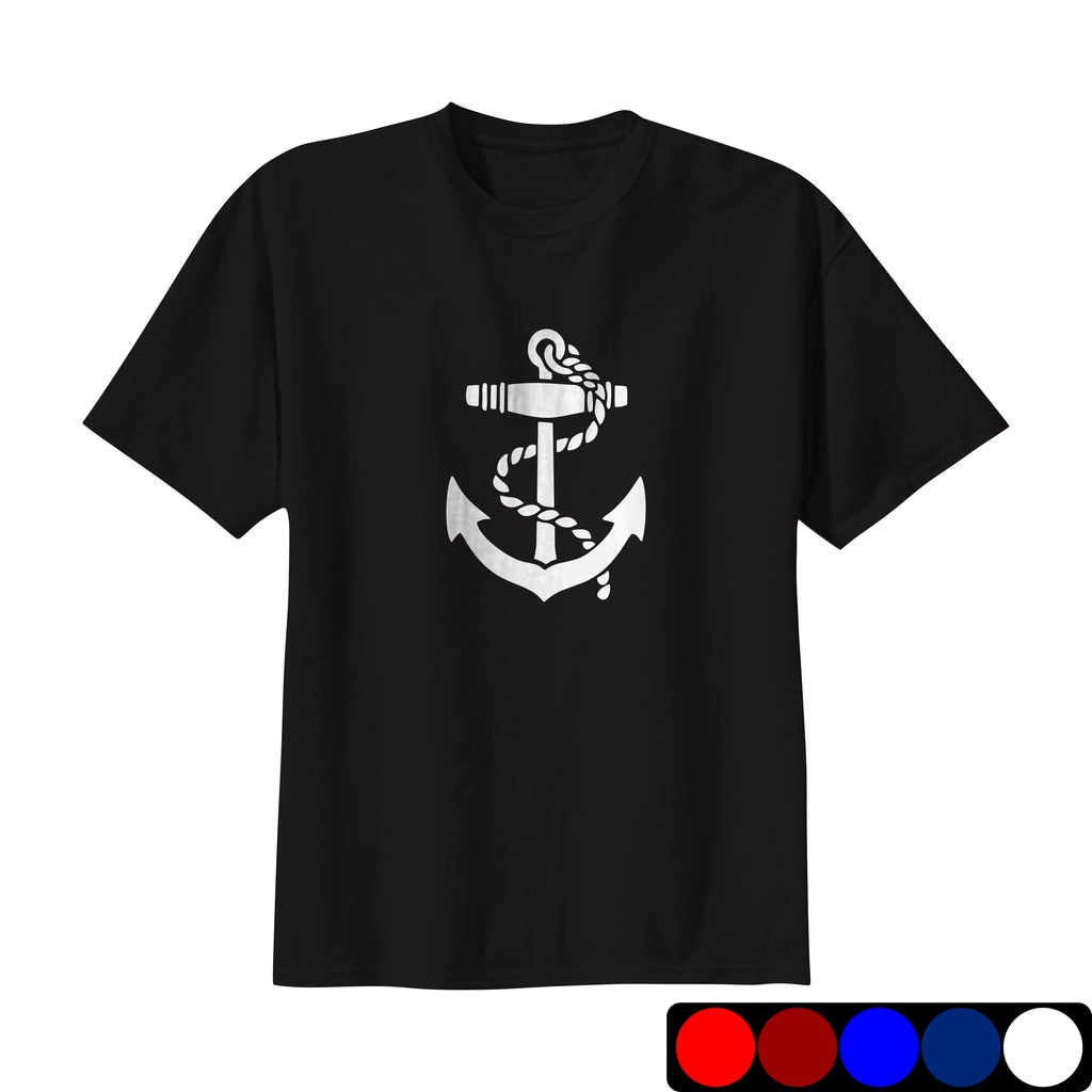 KAOS JANGKAR MANCING PANCING FISHING ANGLER IKAN HOBI PELAUT KAPAL JANGKAR HOBBY KAOS PRIA ARMY KAOS