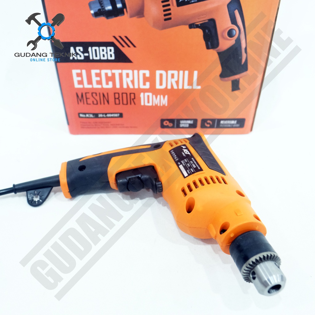 Mesin Bor Tangan 10mm AST AS10BB / Elektrik Drill AS 10 BB - Bor Tangan Listik AS-10BB AST