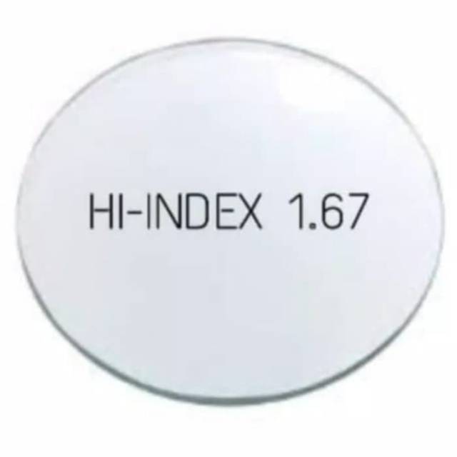 Lensa penipisan index 1.67