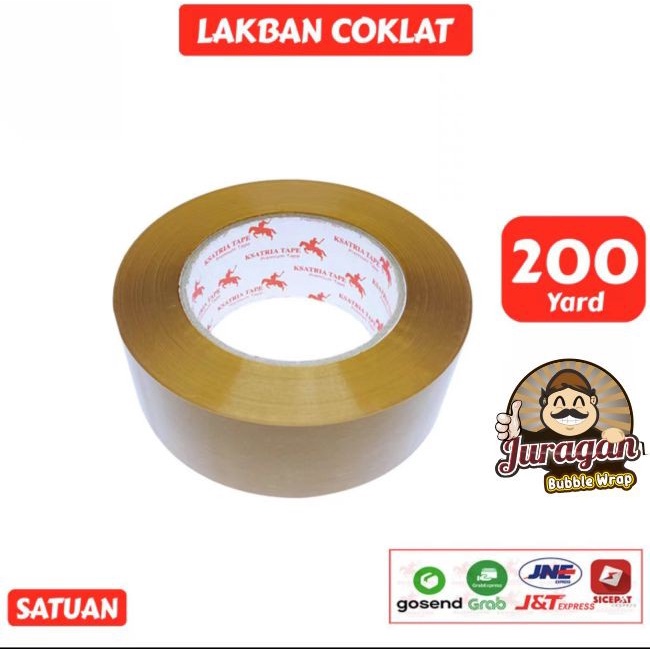 

Lakban Coklat 200 Yard JURAGAN PACKING SEMARANG