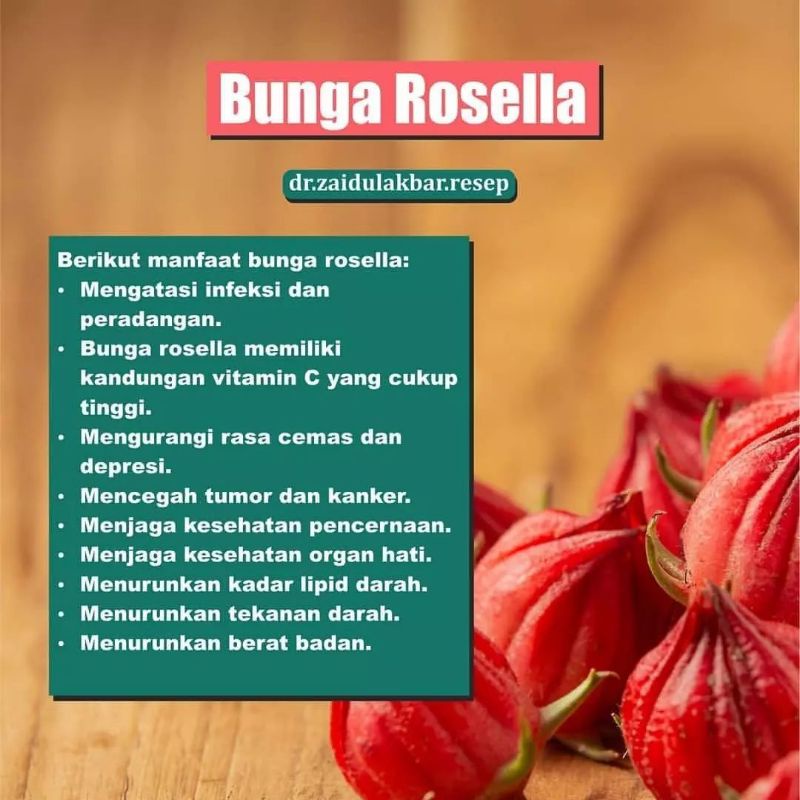 TEH BUNGA ROSELLA MERAH UNGU TEH ROSELA KERING ROSELA TEA HERB TISANE