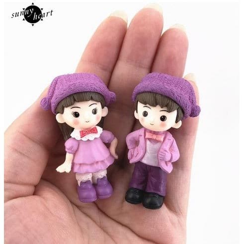 Miniature Lover Figures - Lovers Couple Figurines #05 (2pcs)