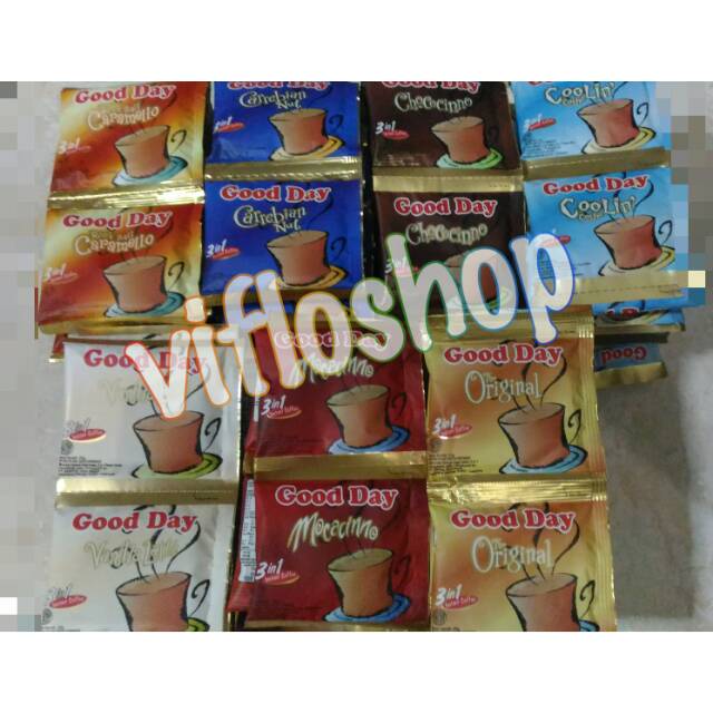 

Grosir dan Eceran Kopi Good Day Sachet 20 gram Aneka Varian