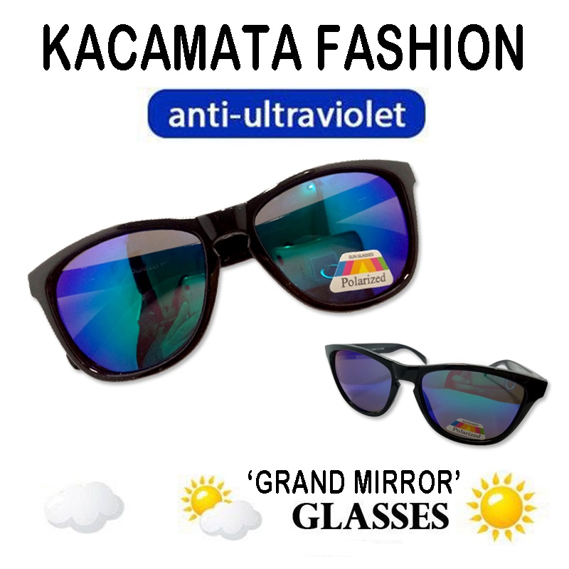 New! Kacamata Polarized Polarised Unisex Pria Wanita / Kaca mata Hitam Gaya Kacamata Fashion Korea